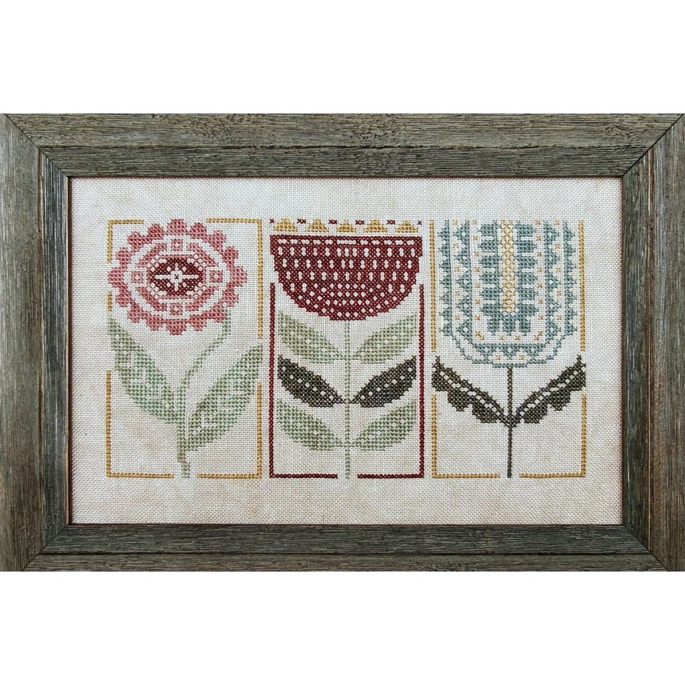 Floral Etchings By Heart In Hand - Cross Stitch Chart